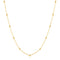 Gold Bobble Long Chain Necklace